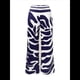 thumbnail image 2 of Conjunto de Dos Piezas Holgado de Otoño para Mujer, con Hombros Descubiertos, Estampado, Larga, Informal, para Salir, Pantalones Anchos Azul M, 2 of 7