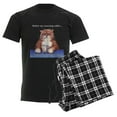 thumbnail image 6 of CafePress - Coffee Cat Men's Dark Pajamas - Men's Dark Loose Fit Cotton Pajama Set, 6 of 7