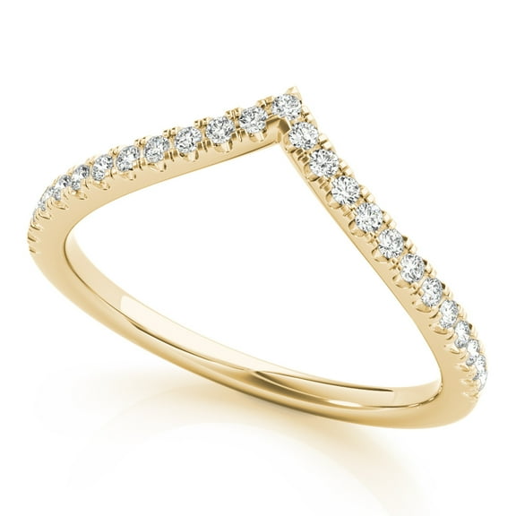 PEORA Solid 18K Yellow Gold Ring , 0.20 Ct Lab Grown Diamond for , 1.2mm Round Cut Promise, Engagement or Anniversary Ring, Jewelry Gift, w/Jewelry Box