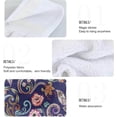 thumbnail image 5 of SKYSONIC 2 PCS Hanging Hand Towels Paisley Mandala Hand Dry Towels for Kitchen & Bathroom,Hanging Towel Set with Hanging Loop, 12"x17", 5 of 6