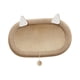 thumbnail image 3 of Cama rascador de sisal para gatos, resistente, para que los gatitos afilen sus garras, resistente al desgaste, ovalada 2 en 1. Con orejas, 3 of 8