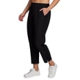 thumbnail image 4 of RBX Active Women's Plus Size Ribbed Side Woven Ankle Pant With Pockets, 4 of 5