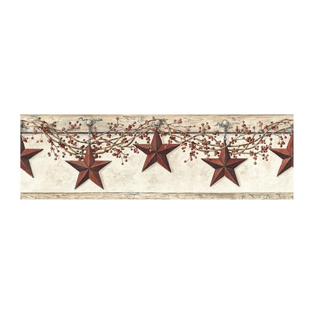 York Wallcoverings Best Of Country HK4664BD Hanging Star