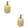 thumbnail image 1 of kurtrusly Practical Pump Bottle Shampoo Dispenser for Home Kitchen Yellow 500ml 2Set, 1 of 6