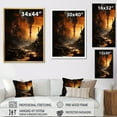 thumbnail image 4 of Designart "Monochrome Sunset Over The Industrial Terrain" Factories Floater Framed Wall Art Prints, 4 of 5