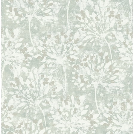 Advantage Dori Light Green Painterly Floral Wallpaper