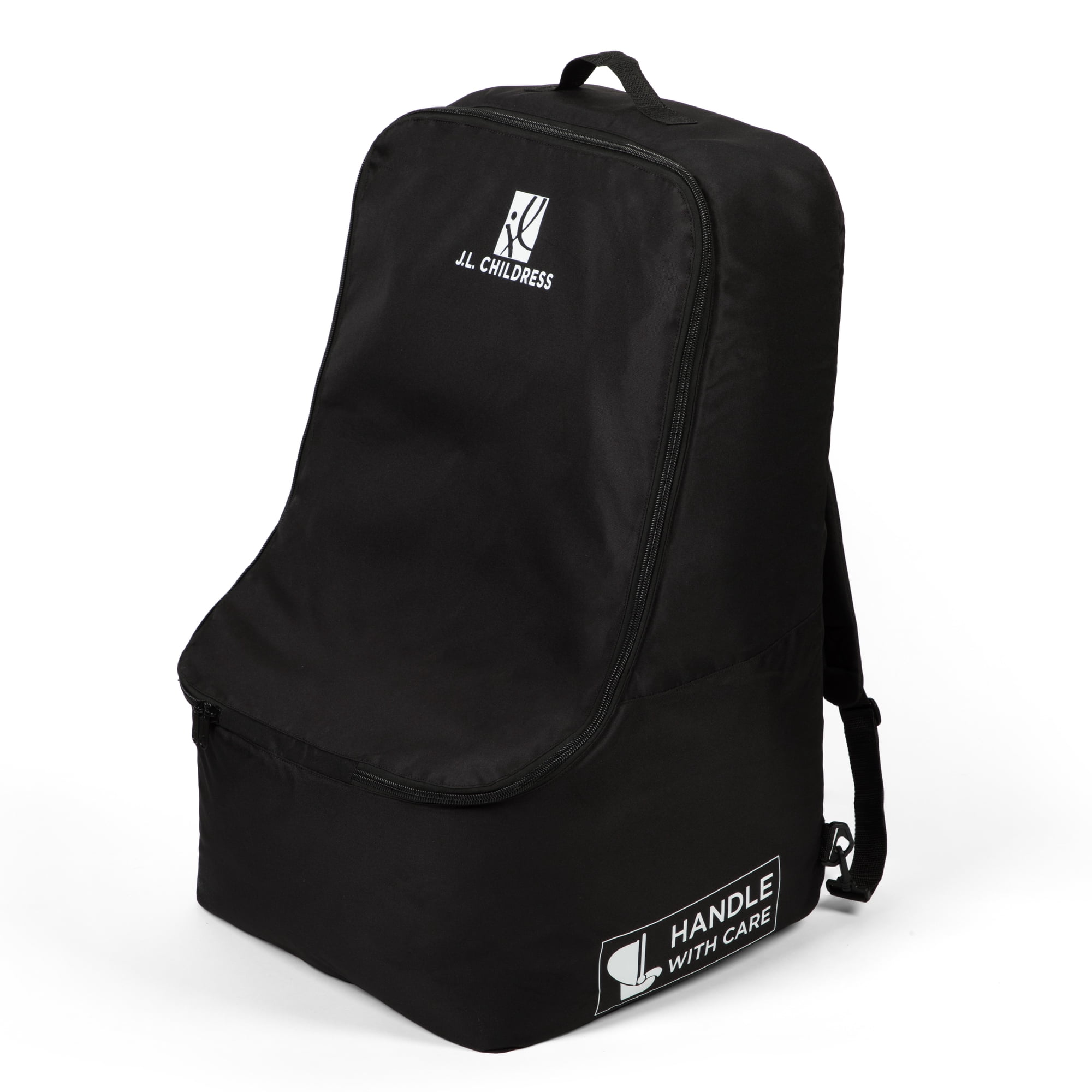 J.L. Childress DELUXE Padded Backpack Car Seat Bag - Travel Bag for Airplane - Black