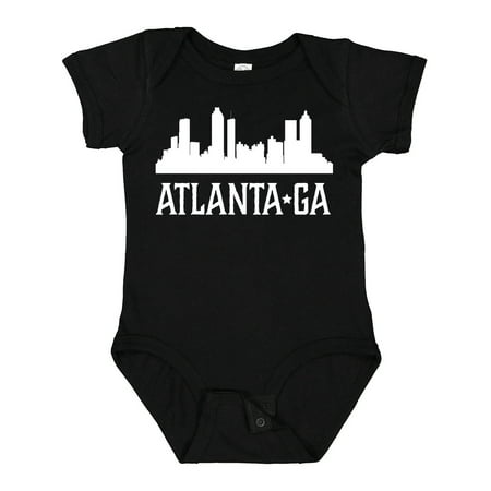 

Inktastic Atlanta Georgia Skyline Silhouette Travel Gift Baby Boy or Baby Girl Bodysuit