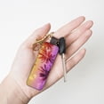 thumbnail image 4 of Wukai Palm Trees at Sunset Print Leather Car Keychain, Universal Key Fob Keychain, Leather Key Chain Holder for Men and Women,360 Degree Rotatable, 4 of 5