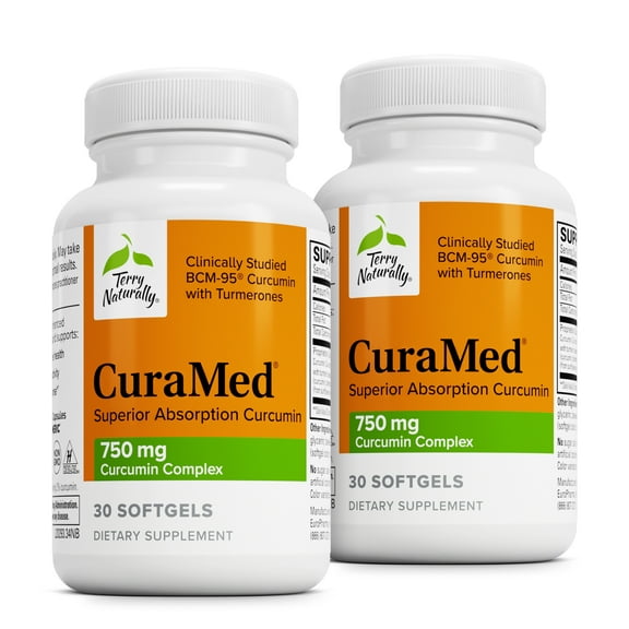 Terry Naturally CuraMed 750 mg - 30 Softgels (Pack of 2)