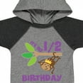 thumbnail image 4 of Inktastic Half Birthday 6 Months Baby Monkey Boys or Girls Baby Bodysuit, 4 of 5