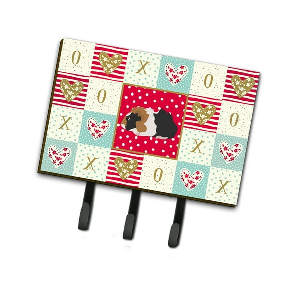 Abyssinian Guinea Pig Love Leash or Key Holder