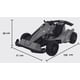 thumbnail image 3 of Montable Go Kart Eléctrico Para Niños Aeiou Bst009 Pedales Blanco, 3 of 3