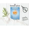 thumbnail image 3 of Darling Souvenir Blue Birthday Invitation Card 28 Pcs Fill or Write In Blank Invites Printable Party Supplies 5 x 7 Inches, 3 of 5