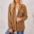 thumbnail image 2 of Vedolay Womens Jackets Lightweight Cardigan Comfy Going Out Fall Coat Khaki,XL, 2 of 5