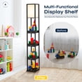 thumbnail image 6 of 72” Floor Lamp with Shelves and Drawers, Sturdy Shelf Lamp for Bedroom, 6 of 8