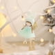 thumbnail image 4 of Colgante de adorno para árbol de Navidad | Alas y orejas de ángel con vestido de malla | Lindo colgante de hada para niña para decoración navideña, 4 of 4
