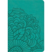 RVR 1960 Biblia compacta letra grande, aqua símil piel (Hardcover)