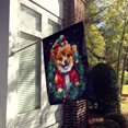 thumbnail image 2 of Pomeranian Christmas House Flag 28 in x 40 in, 2 of 5