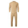 thumbnail image 4 of Men Summer Outfits And Track Suit Men Small Suit Big And Tall Men Suits Vest Trousers Portly Suits for Suite for Man Jacket Tan Mens Roaring 20s Prom Male Imitation Linen Khaki S, 4 of 8