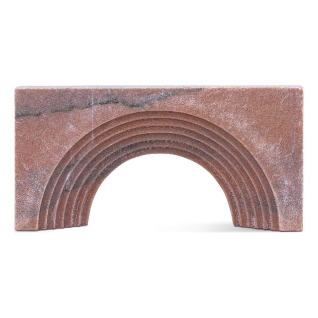 Meridian Furniture Cambre Pink Marble Decorative Object