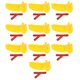 thumbnail image 1 of 10 conjuntos de alimentadores de agua para mascotas Cuencos de aves de corral Equipos agrícolas (amarillo), 1 of 5