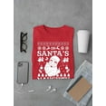 thumbnail image 3 of Santa's Naughty List Christmas T-shirt Men's, 3 of 3
