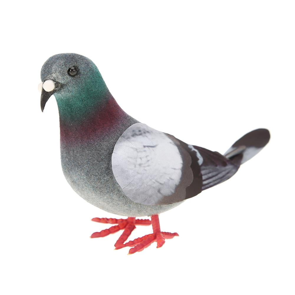Simulation Foam Pigeon Model Fake Artificial Imitation Bird Garden Toy Ornament 