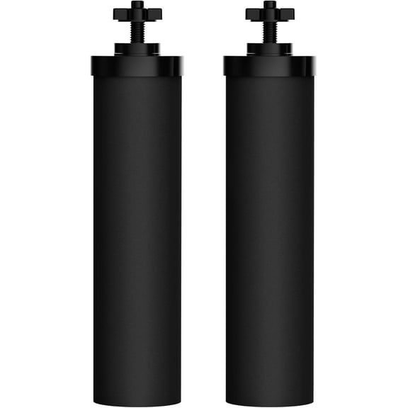 Waterdrop NSF/ANSI 42&372 Certified Water Filter, Replacement for Berkey® BB9-2® Black Filters, Berkey® Gravity Water Filter System and Waterdrop King Tank Series, (Pack of 2)