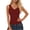 Wine(New&Fashion), variant on ZHYou No Boundrie Womens V Neck Camisole Tops Ribbed Slim Fit Comfy Casual Summer Pullover Sleeveless Tank Tops Wine Size 2XL