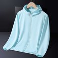 thumbnail image 6 of Fancifize Teens Girls Boys UPF 50+ Rash Guard Hoodie Jackets Kids UV Sun Protection Coat for Outdoor Camping Hiking 7-17 Years, 6 of 8