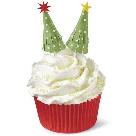 Wilton Fun Pix 12/Pkg, 3D Christmas Trees
