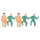 thumbnail image 1 of 5 minifiguras de personas en colores aleatorios, figuras de diorama, escena en miniatura para muñecas. 18 centímetros, 1 of 9