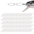 thumbnail image 4 of Conector de anzuelo de pesca broche de presión de bloqueo de pesca fácil de usar que no se deforma fácilmente para el viajero para el jugador ANGGREK Otros, 4 of 8