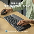 thumbnail image 3 of Logitech Wave Keys for Business Keyboard - Black (in Brown Box), 3 of 10