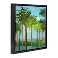 thumbnail image 3 of Stupell Industries Modern Tall Palms Abstraction Black Floating Frame Canvas Art, 18 x 18, by Jane Slivka, 3 of 8