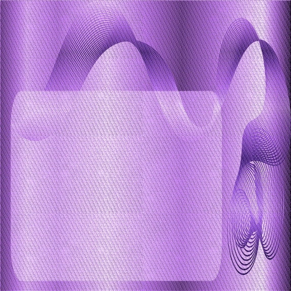 Ahgly Company Machine Washable Indoor Square Transitional Violet Purple Area Rugs, 6' Square