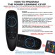 thumbnail image 4 of Controlador inalámbrico ergonómico con control remoto IR compatible con Bluetooth para CarPlay Hugtrwg  Nuevos Originales, 4 of 9