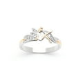 thumbnail image 2 of Fairy Ring for Women Wing Angel Sterling Silver Cubic Zirconia Ginger Lyne Collection, 2 of 6