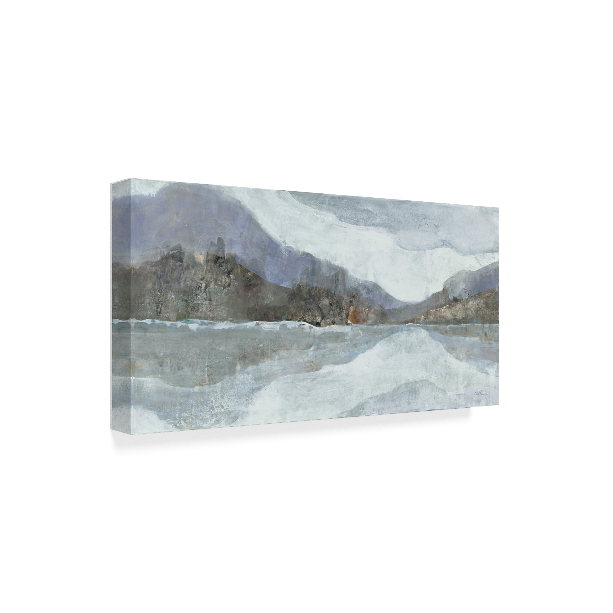 Trademark Fine Art 'Light Winter Landscape' Canvas Art by Albena Hristova