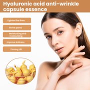Alvantor Hyaluronic Acid Serum Capsules - Anti Aging Firming Face Moisturizer with Vitamin E & Collagen, 20PCS