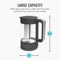 thumbnail image 6 of Martha Stewart 7 Cup Electric Kettle with Tea Infuser, Caviar Gray, 6 of 6