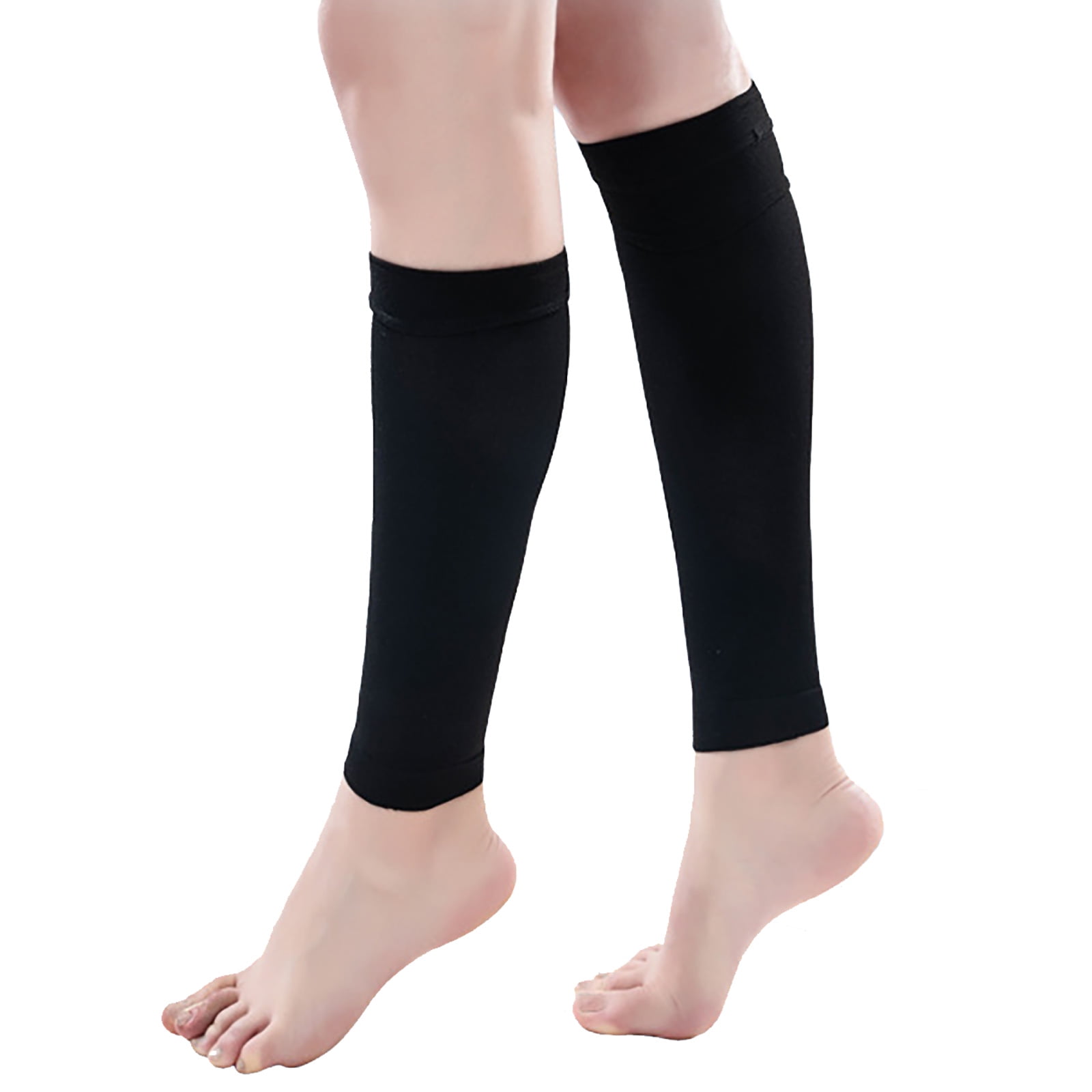 Vein Socks Calf Compression Sleeves Two Pairs Nylon For Shin Splint And