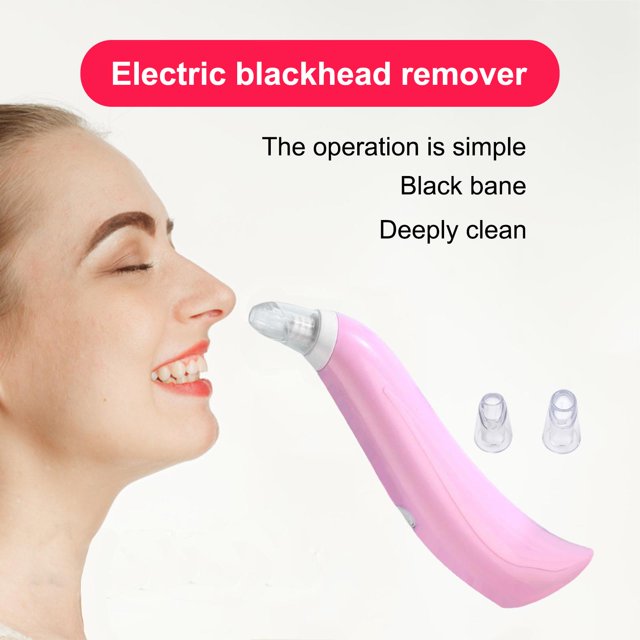 Vac removedor de puntos , limpiador de faciales, extractor de de acné eléctrico, herramienta de ón de puntos - Rosado Macarena aspirador removedor de espinillas