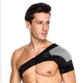 thumbnail image 2 of 1 pieza de hombrera para hombre y mujer | Manga de compresión ortopédica para rotura del manguito rotador, dislocación articular y otras lesiones | Faja de soporte para el hombro para aliviar el dolor, 2 of 8