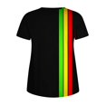 thumbnail image 5 of Simua Hauts Grande Taille pour Femmes Tunique Manches Courtes Col Rond Chemises Blouse Décontractée Douce Taille L-5TG, 5 of 5