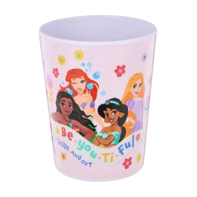 Vaso Disney Princesas de Melamina para Bebidas Frías de 370 ml.