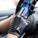 thumbnail image 3 of Guantes De Pantalla Táctil De Cuero Para Hombres Conducir, 3 of 7