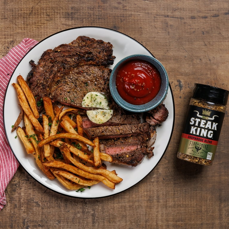 Fire Smoke Society Steak King Steak Seasoning, BBQ Rub, oz