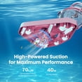 thumbnail image 2 of Cordless Pool Vacuum, Handheld Pool Vacuum for Above Ground Inground Pools, Spas and Hot Tubs, 60-Minute Runtime, Powerful Suction up to 18.5 gallons/min, Efficient Leaf and Debris Removal, 2 of 8